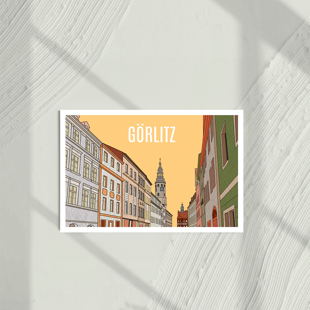 Postcard Brüderstraße Görlitz