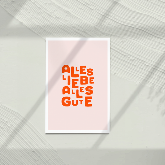 Alles Liebe, alles Gute