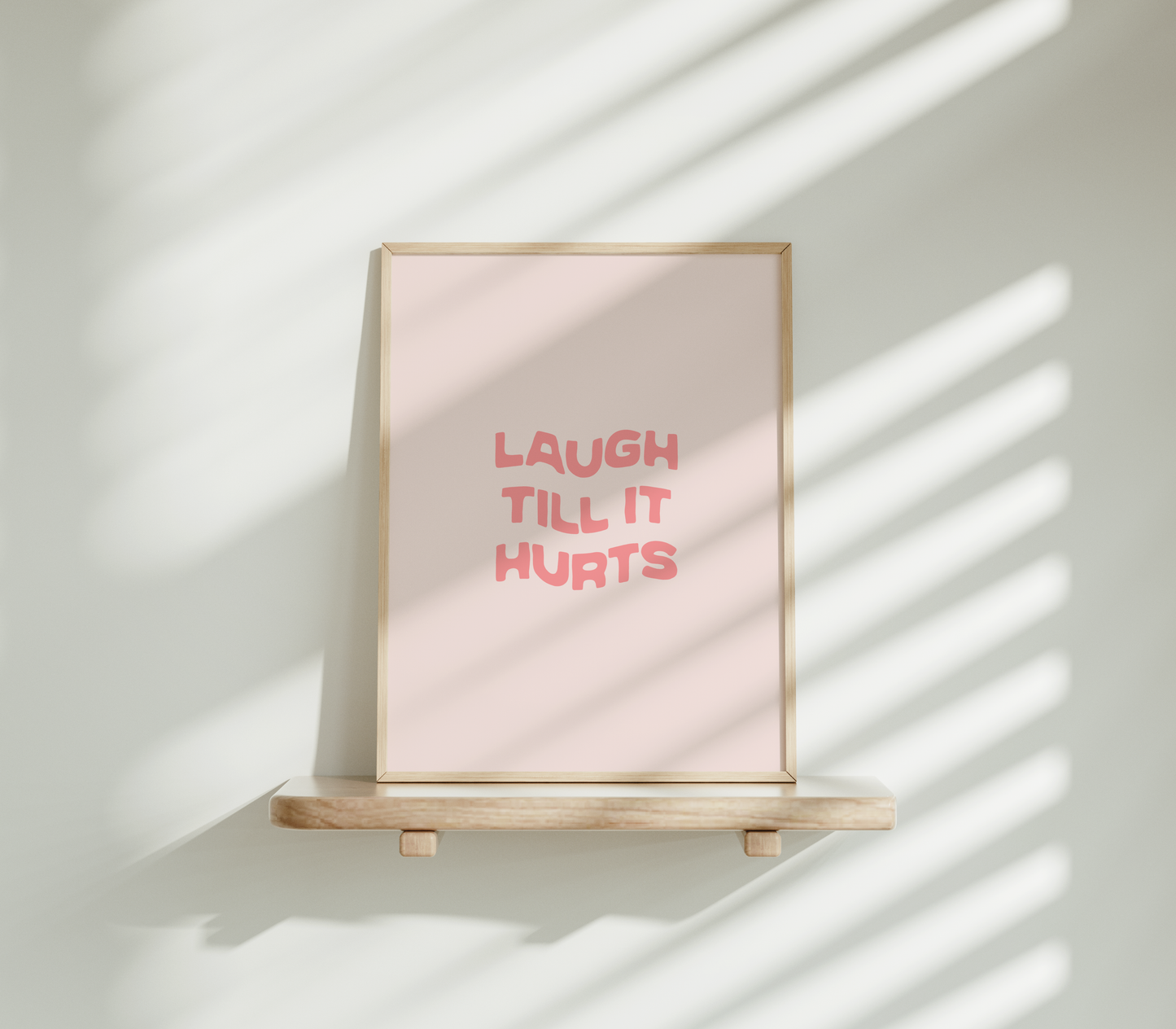 Laugh till it hurts (rosa/pink)
