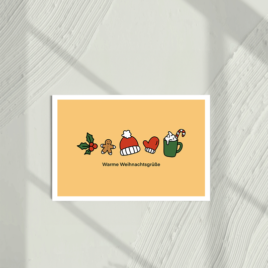 Warme Weihnachtsgrüße