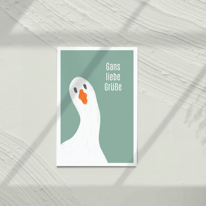 Gans liebe Grüße